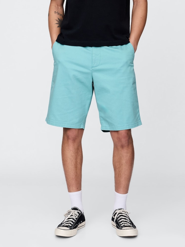 Gap Blue Cotton Blend Vintage Shorts - Image 1 of 9
