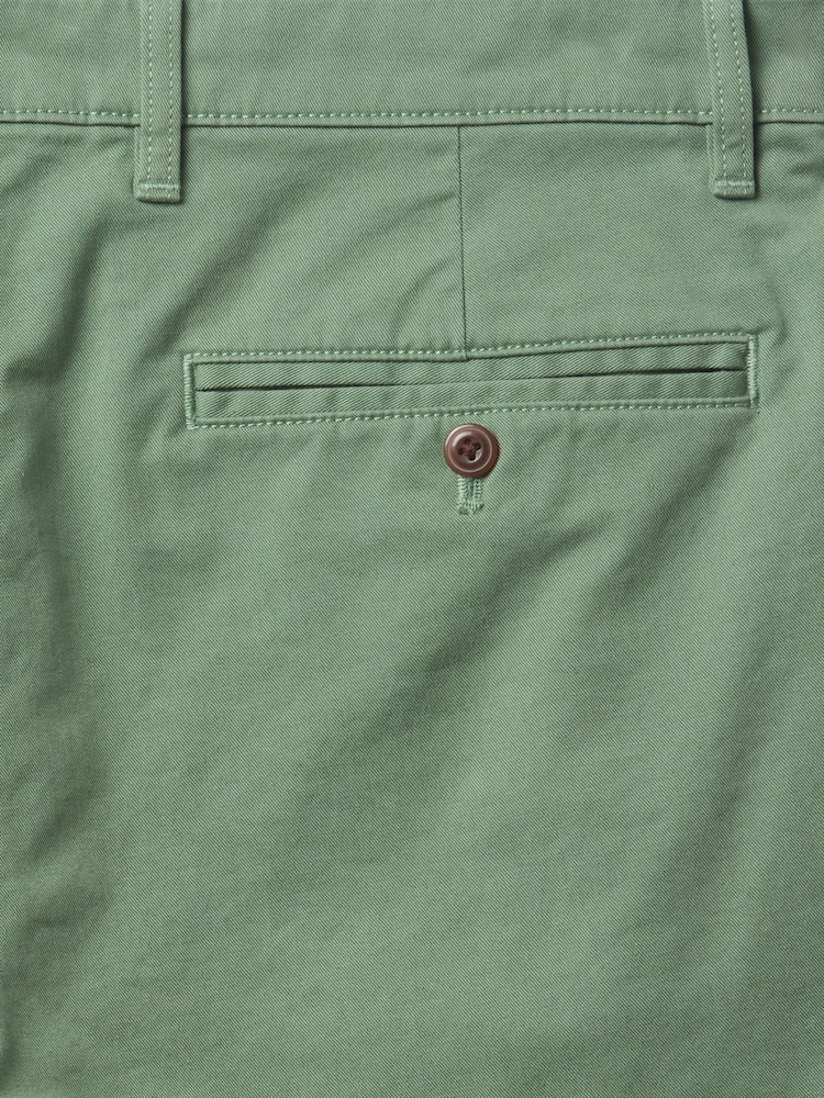 Зеленый - Gap Cotton Blend Vintage Shorts - Изображение 5 из 5