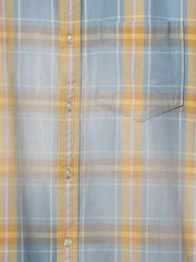 Gap Blue & Yellow Check Cotton Twill Oversized Shirt - Image 5 of 5