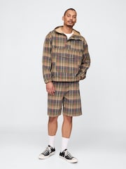 Зеленый в клетку - Gap Canvas Shorts - Изображение 3 из 6
