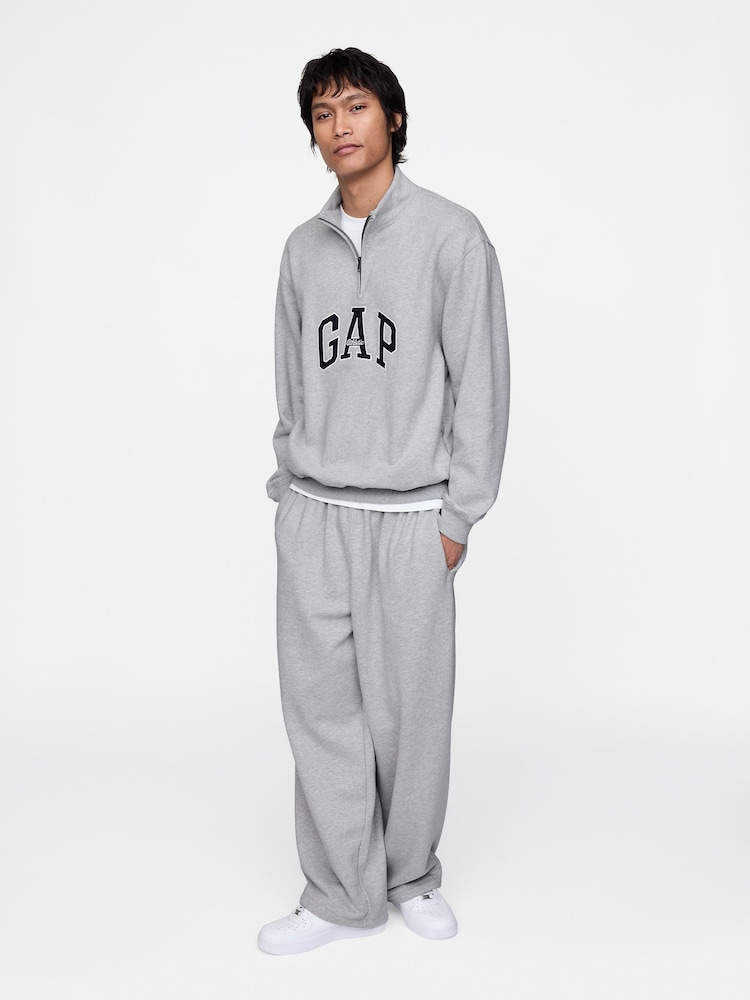 Gap Grey Baggy Straight Leg Joggers - Image 4 of 5