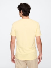 Gap Yellow Short Sleeve Everyday 100% Cotton Crew Neck T-Shirt - Image 2 of 5