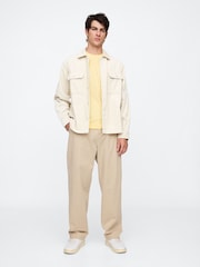 Gap Yellow Short Sleeve Everyday 100% Cotton Crew Neck T-Shirt - Image 3 of 5