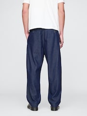 Gap Grey UltraSoft Denim Herringbone Trousers - Image 2 of 5
