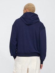 Donkerblauw - Gap vintage zachte oversized hoodie met logo - Image 2 of 5