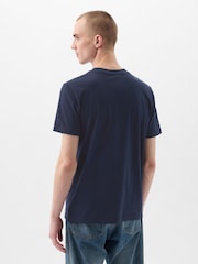 Gap Navy Blue Organic Cotton Pocket T-Shirt - Image 2 of 4