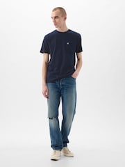 Gap Navy Blue Organic Cotton Pocket T-Shirt - Image 3 of 4