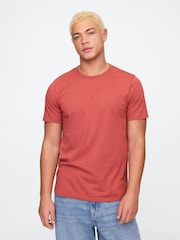Naranja - Maga corta - Camiseta de cuello redondo de 100 % algodón de Gap Everyday - Imagen 1 de 5