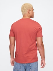 Naranja - Maga corta - Camiseta de cuello redondo de 100 % algodón de Gap Everyday - Imagen 2 de 5