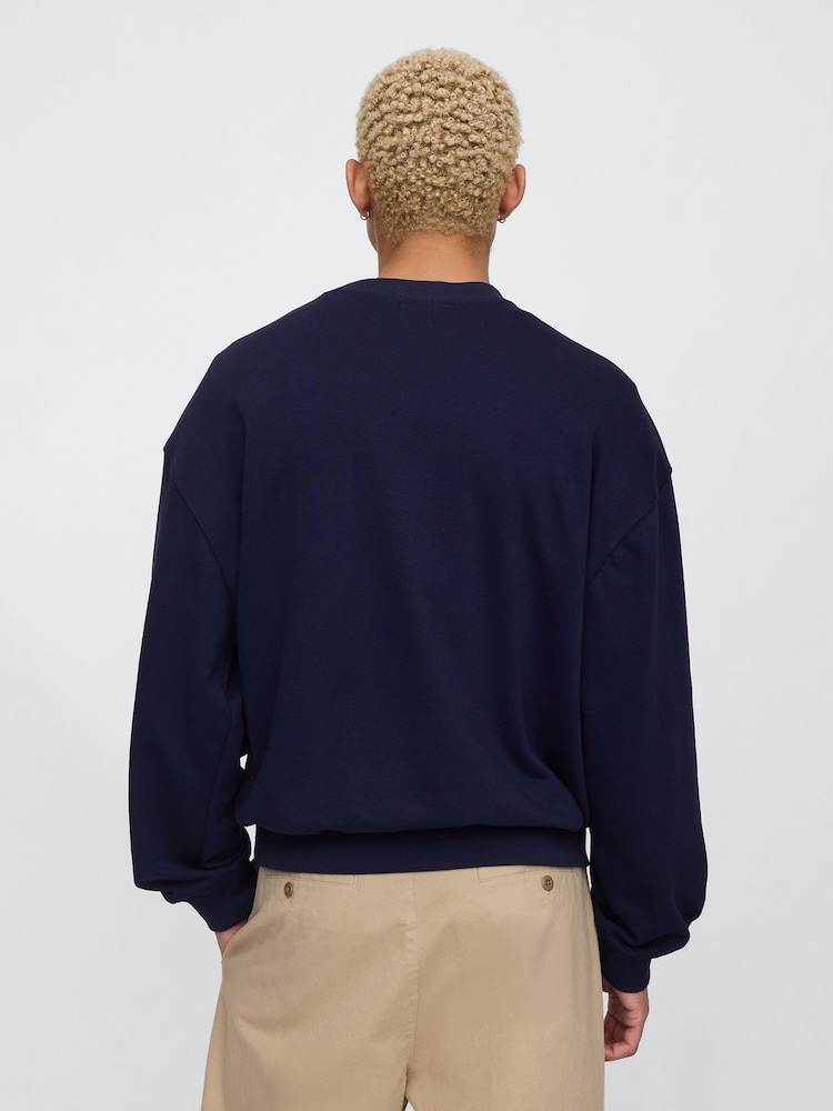 Gap Blue Vintage Soft New York Athletic Logo Sweatshirt - Image 2 of 5