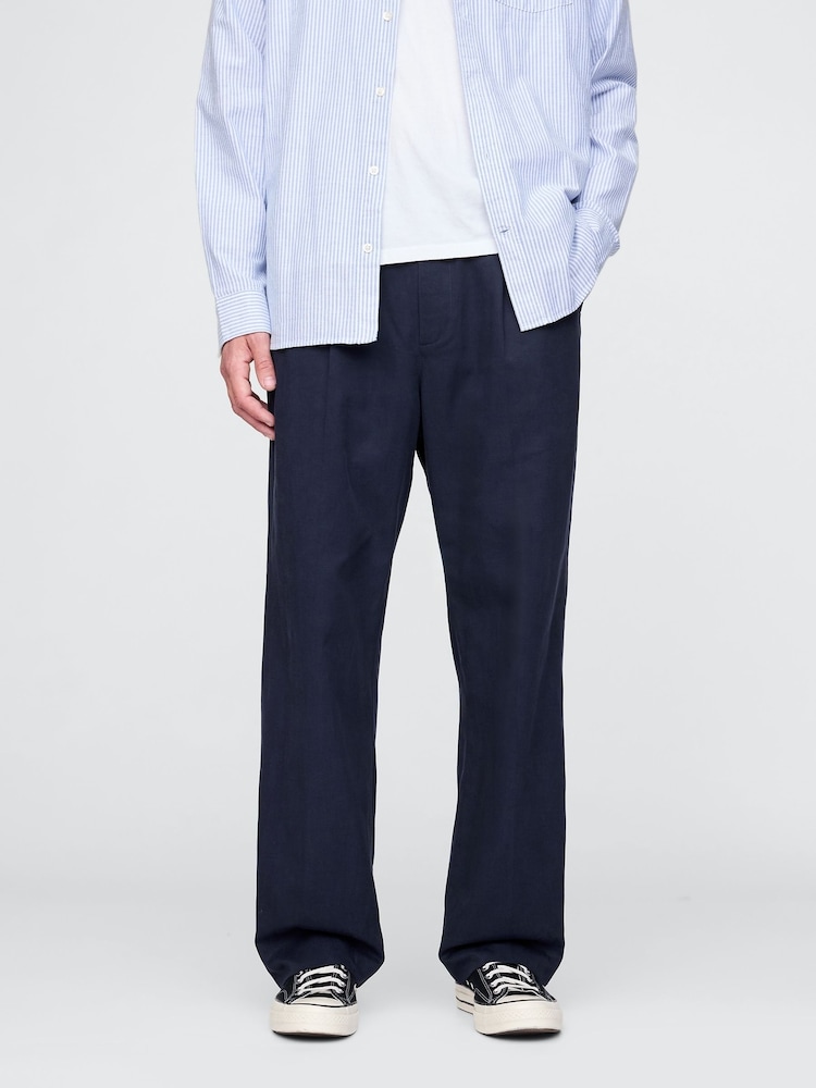 Gap UltraSoft Pleated Trousers - Image 1 of 5