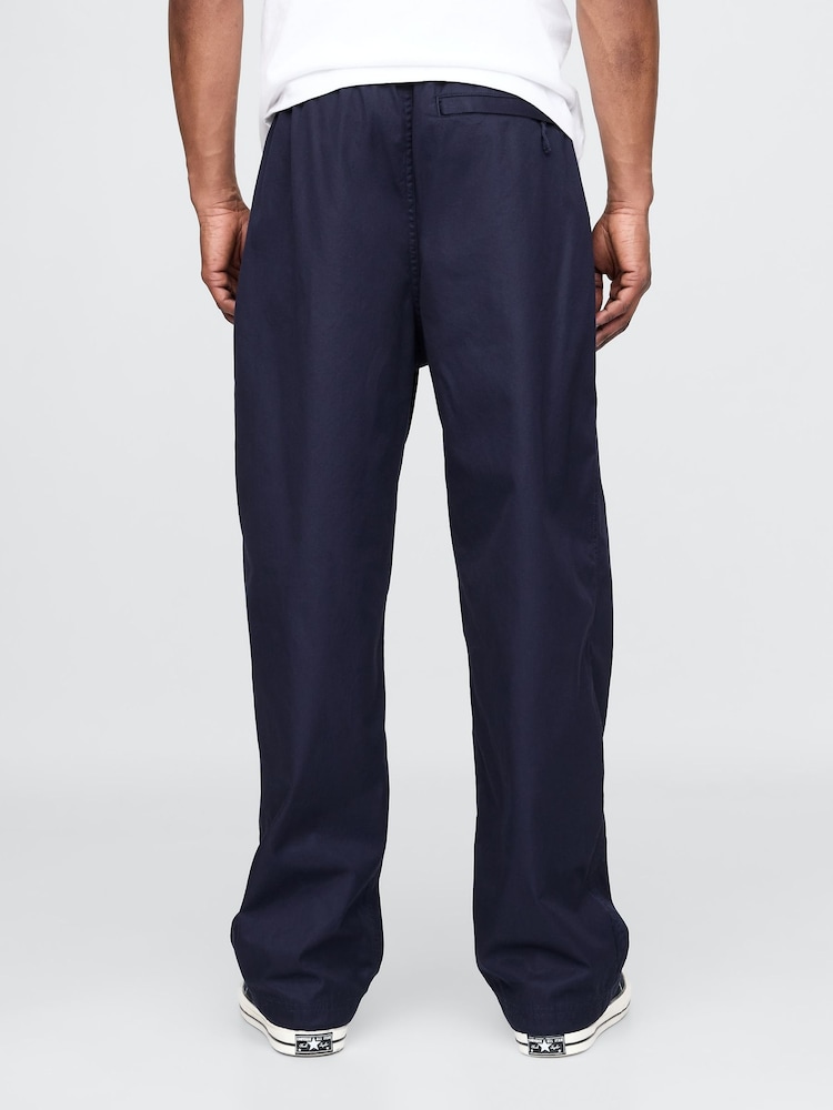 Azul marino - Gap Soft Cotton Parachute Baggy Trousers - Imagen 2 de 5