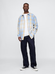 Azul marino - Gap Soft Cotton Parachute Baggy Trousers - Imagen 3 de 5