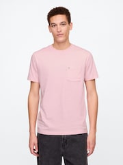 Gap Pink Organic Cotton Pocket T-Shirt - Image 1 of 5