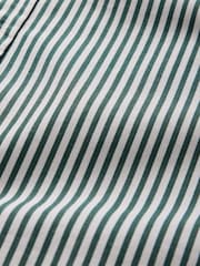 Rayas verdes - Gap Organic Cotton Long Sleeve Poplin Classic Shirt - Imagen 5 de 5