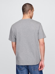 Gap Grey UltraSoft Original T-Shirt - Image 2 of 5