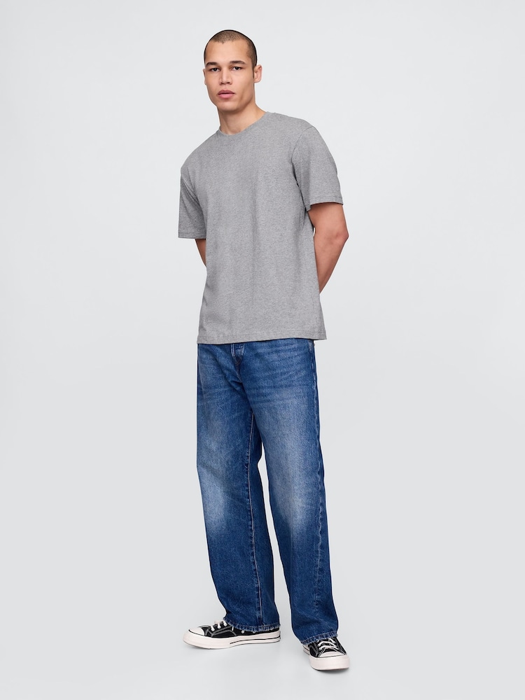 Gap Grey UltraSoft Original T-Shirt - Image 3 of 3 Gap Grey UltraSoft Original T-Shirt - Image 3 of 3