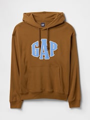 Bruin - Gap vintage zachte oversized hoodie met logo - Image 4 of 5