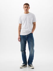 Gap White Organic Cotton Pocket T-Shirt - Image 3 of 5