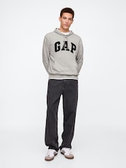 Gris - Sudadera con capucha y logo de Gap - Imagen 3 de 5
