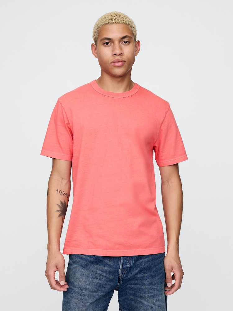 Gap Red Original Short Sleeve Crew Neck T-Shirt - Image 1 of 5