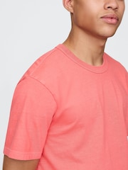 Gap Red Original Short Sleeve Crew Neck T-Shirt - Image 4 of 5