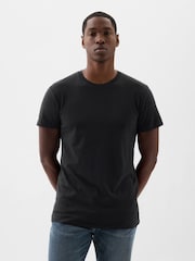 Bunt/Schwarz - Gap – T-Shirts mit Rundhalsausschnitt und kurzen Ärmeln im 3er-Pack - Bild 3 von 4