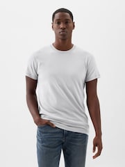 Bunt/Schwarz - Gap – T-Shirts mit Rundhalsausschnitt und kurzen Ärmeln im 3er-Pack - Bild 4 von 4