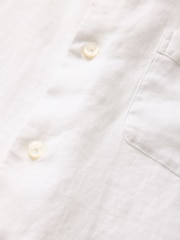Белый - Gap 100% Linen Long Sleeve Classic Shirt - Image 5 of 5
