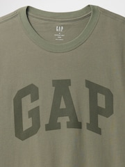 Зеленый - Gap Логотип Everyday 100% хлопок круглый вырез с коротким рукавом футболка - Image 5 of 5