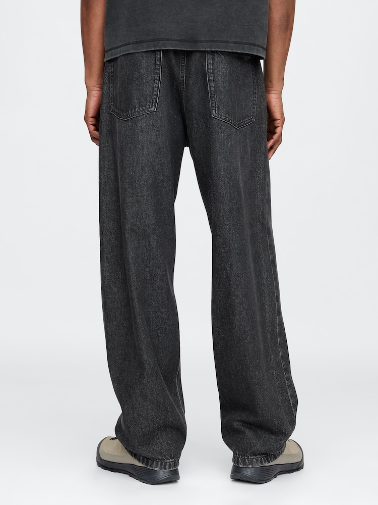 Gap Black UltraSoft Baggy Jeans - Image 2 of 5