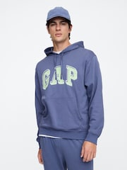 Gap Blue Pullover Arch Logo Hoodie - Image 1 of 5