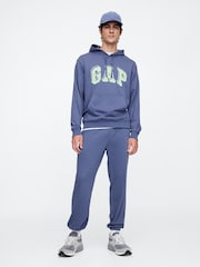 Gap Blue Pullover Arch Logo Hoodie - Image 3 of 5