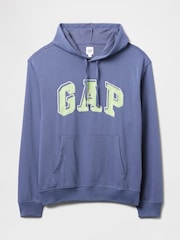 Gap Blue Pullover Arch Logo Hoodie - Image 4 of 5