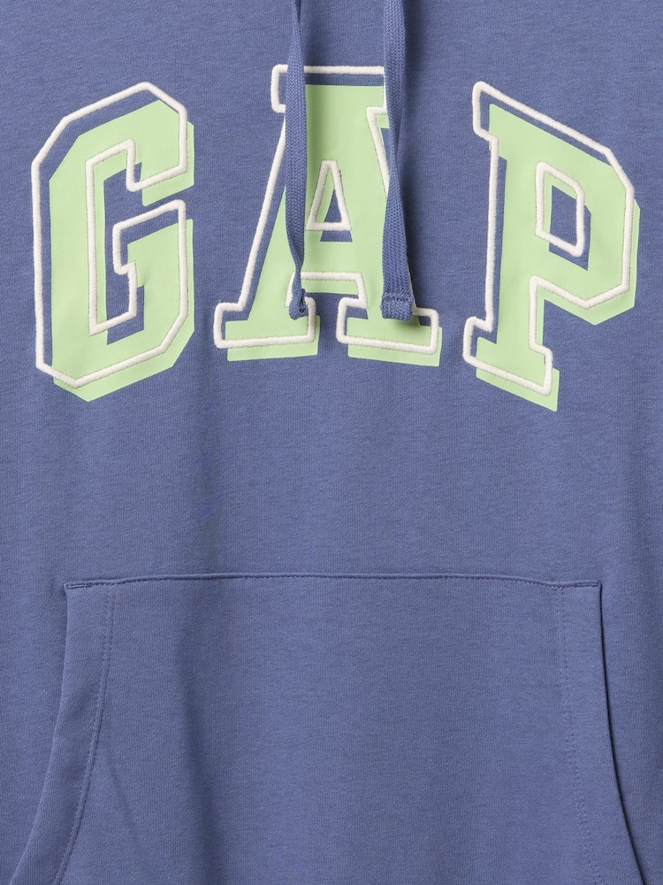 Gap Blue Pullover Arch Logo Hoodie - Image 5 of 5