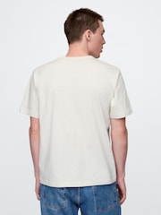 Gap Beige UltraSoft Original T-Shirt - Image 2 of 5