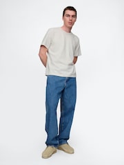 Gap Beige UltraSoft Original T-Shirt - Image 3 of 5