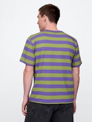 Пурпурный - Gap UltraSoft Original Cotton Short Sleeve T-Shirt - Image 2 of 5