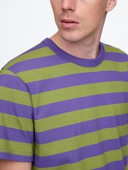 Пурпурный - Gap UltraSoft Original Cotton Short Sleeve T-Shirt - Image 4 of 5