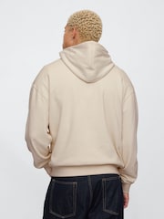 Bej - Gap Vintage Soft Oversized Logo Hanorac cu glugă - Image 2 of 5