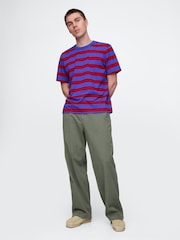 Красный - Gap UltraSoft Original Cotton Short Sleeve T-Shirt - Image 3 of 5