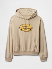 Beige - Gap – Vintage – weicher Hoodie mit Original-Logo - Bild 4 von 5