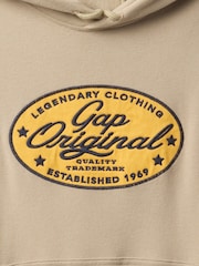 Beige - Gap – Vintage – weicher Hoodie mit Original-Logo - Bild 5 von 5