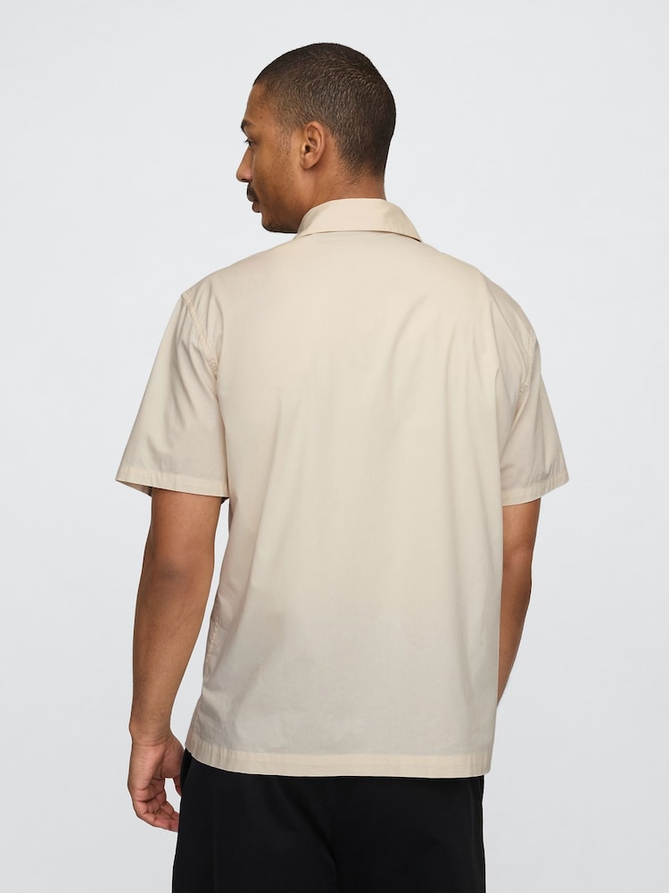 Gap Beige Eyelet Poplin Shirt - Image 2 of 5