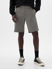 Темно-серый - Gap Cotton Blend Vintage Shorts - Изображение 1 из 5