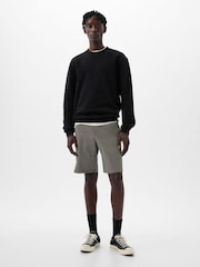 Темно-серый - Gap Cotton Blend Vintage Shorts - Изображение 4 из 5