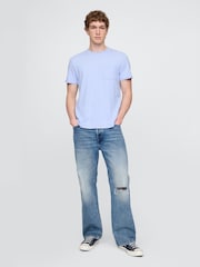 Gap Blue Organic Cotton Pocket T-Shirt - Image 1 of 4
