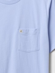 Gap Blue Pocket Short Sleeve T-Shirt - Image 5 of 5