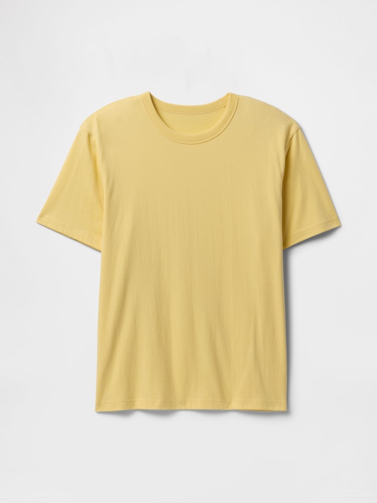 Gelb - Gap – Original – kurzärmeliges T-Shirt mit Rundhalsausschnitt - Bild 1 von 1