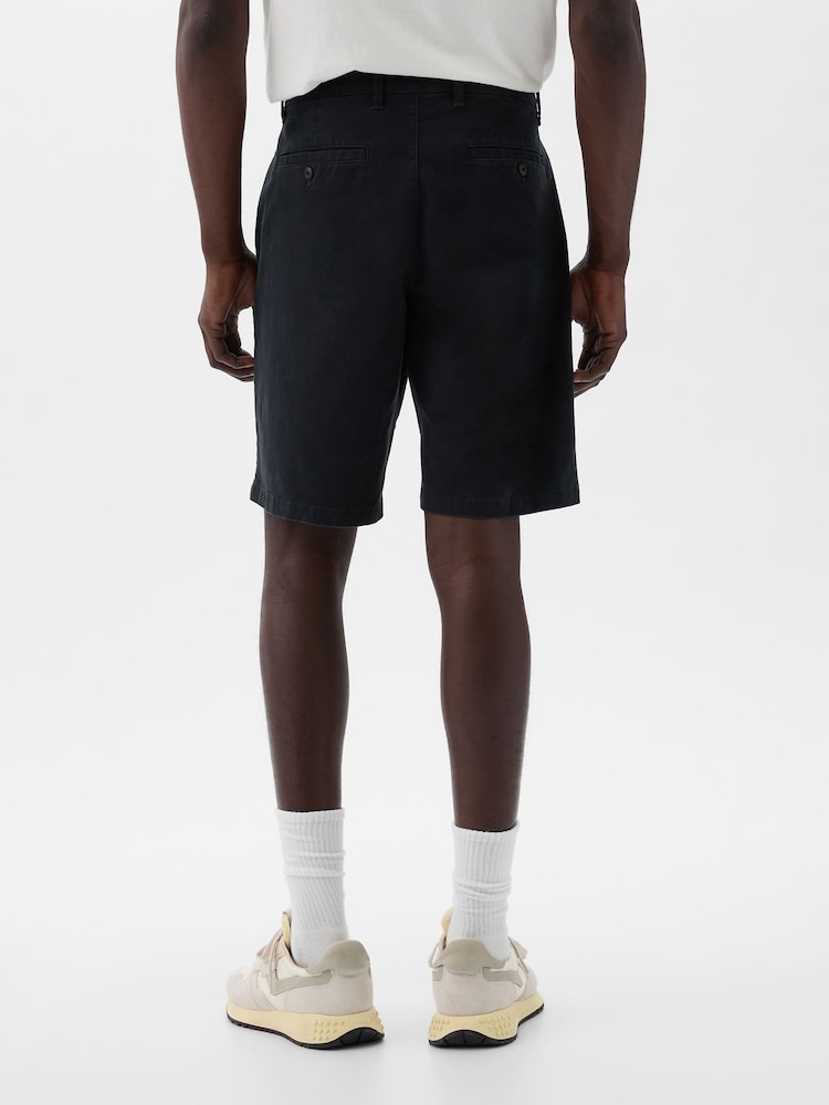 Gap Navy Blue Cotton Blend Vintage Shorts - Image 2 of 5